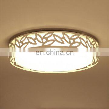 Round leaf modern simple LED ceiling light creative restaurant master bedroom light warm and romantic room light