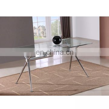 Factory Wholesale toughened tempered glass top dining table glass top