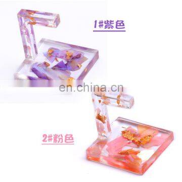 Nail Art Display Holder Practice Training Nail Polish Display Stand With Gold Foil Nail Art Salon Tools