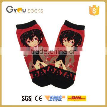 Ankle lady boys cartoon girl tube woman sock2016