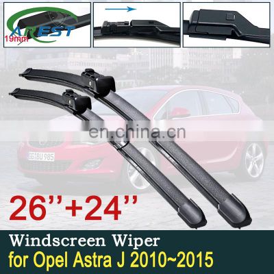 for Opel Astra J Vauxhall Holden 2010 2011 2012 2013 2014 2015 Car Wiper Blades Front Windscreen Wipers Car Accessories Stickers