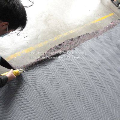 moving blanket ,moving pad,moving mat  from manufacturer for furniture protection and furniture cover with bale package