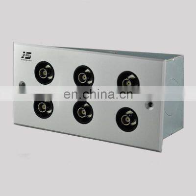 Conference Room Power 3 Pin XLR Electric Aluminum Wall Socket Outlet photo-3