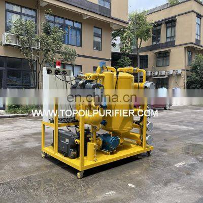 Double Stage Transformer Oil Purifier Mobile Dielectric Oil Filtering Unit Hydraulic Oil Treatment Machine