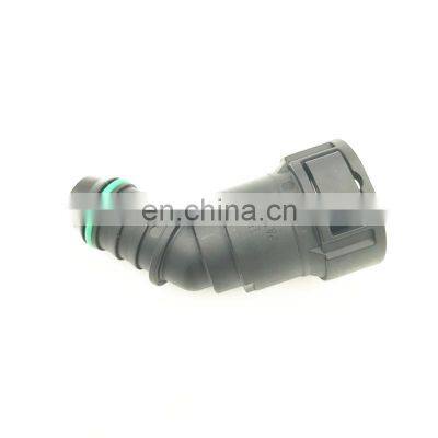 OEM Original Factory Supplier SAE5/8 15.82 Quick Connector 135 45 Degrees Double Button Nylon Line ID13.5 Nipple Fittings