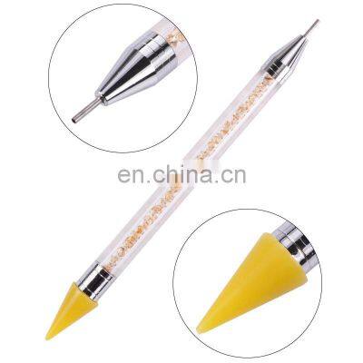 Wholesale Nail Art Wax Head Dotting Tool Pick Up Rhinestone Studs Picker Nail Art Pen photo-2