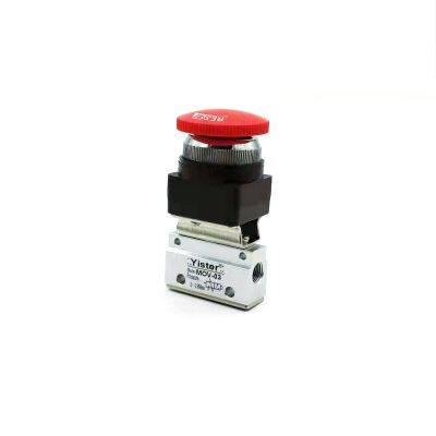 Mushroom Button Mechanical Control Valve MOV-03 Pneumatic Push Button Valve For Dump Truck photo-2