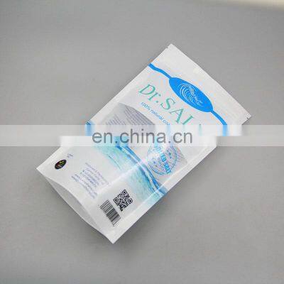 wholesale price food grade stand up zip lock plastic packaging spice chilli powder pepper bag with clear window