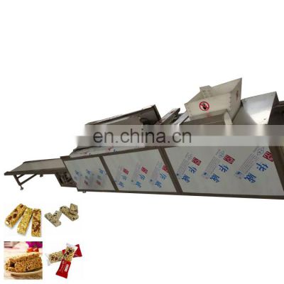 Automatic Rice cake popping machine peanut Brittle Sesame candy forming machine Cereal Bar Making Cutting Machine