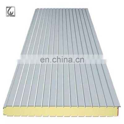 80kg GW Sandwich Panel Glass Wool Insulated Exterior Wall Panel