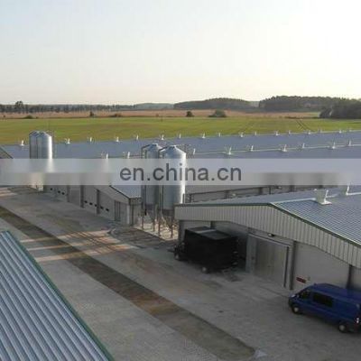 China Manufacturer Commercial Complete Steel Structure Broiler Poultry Farm Chicken Poultry Shed Design prefabricated