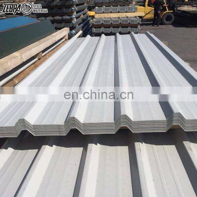 Black Color Coated PPGI PPGL T Shape Trapezoidal Type Corrugated Galvanized Steel Roofing Sheet photo-4