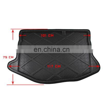 Auto Rear Trunk Cargo Black Floor Carpet Mat Tray For Ford Fiesta Hatchback 2009-2017