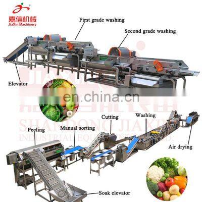 CE certificated pawpaw washing cutting processing machinery