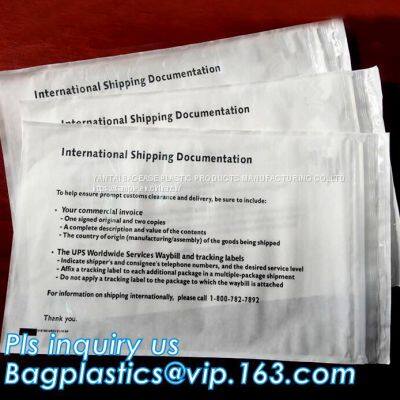 Self-Seal Security Document Packing List, UPS TNT Express Invoice Packing List Envelope, Enclosed Envelope/ Waybill Bag photo-5