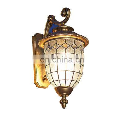 Aluminum decorative garden sconces led light outdoor large wall sconce light waterproof wall lantern lighting