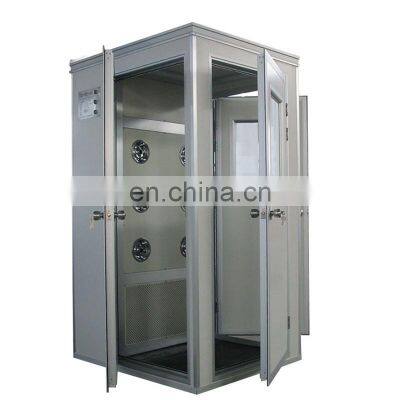 Full Automatic  Single Double Blow 304 Stainless Steel Air Shower Channel / Stainless Steel CleanAir Shower