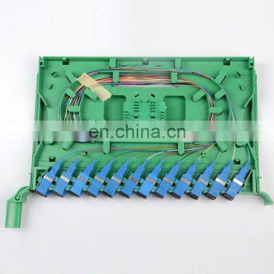 12 24 Core SC LC Port ABS Integrative Fiber Optic Splice Cassette Tray photo-2