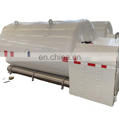 HG-IG High Quality Semi Trailer Cryogenic Liquid Tank Capacity Customized Liquid Oxygen Mobile Tank