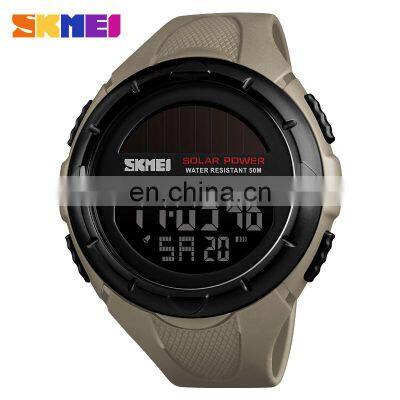 Red Watch Digital Skmei 1405 Sport New Style Solar Power Watch