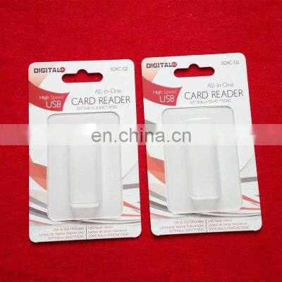 OEM Supplier Custom Double Printed Paper Clamshell Slide Blister Packing Plastic Tray Blister Insert Card Packaging For Battery photo-4