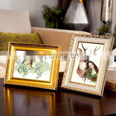 Vintage Classics Luxurious Photo Frame Display Home Decoration Wall Decor Living Photo Baby Show Wedding Pictures Frames