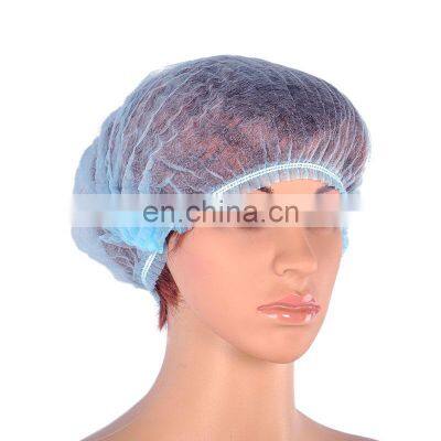 Disposable Non Woven PP Head Hair Cover Strip Mob Clip Surgical Doctor Nurse Bouffant Cap gorro oruga