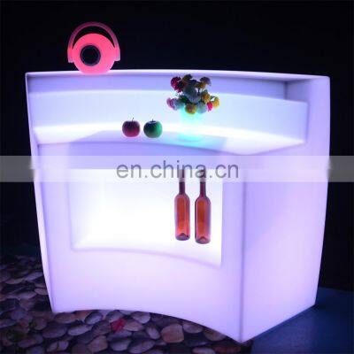 outdoor lighting portable bar party hire plastic tables luminous juice drink round tables cafe counter hightop cocktail stands