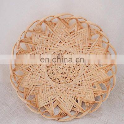 Hot Selling Flower-inspired design Woven Basket Wall Hanging Bamboo Wall Art Decor Wholesale Vietnam Supplier