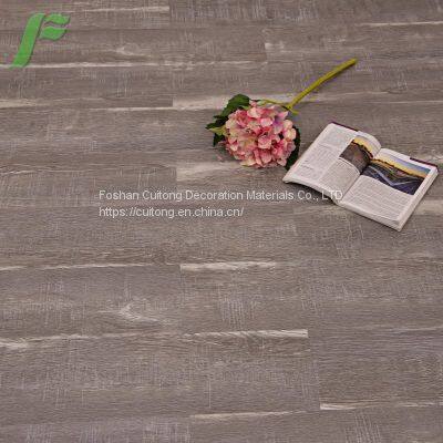 Guangdong wholesale wood grain plastic floor factory exhibition hall specialty store PVC floor leather net red restaurant stone plastic floor