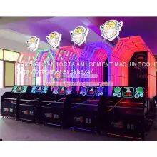 Guangdong Zhongshan Tai Le Play Children's Indoor and Outdoor Recreation Equipment Coin-operated Playground Basketball Machine Basketball Stars Colorful Cool Shooting photo-5