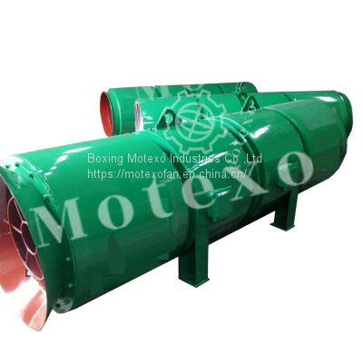 Long Distance Ventilation in Tunneling and Mining 75kw Mine Fan Primary Fan Air Tunnel Ventilation Fan photo-2