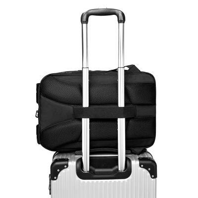 Shanghai Waterproof Business Travel Notebook Backpack Anti Theft Computer Backpack Black photo-4