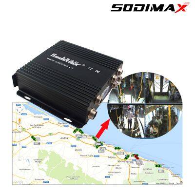 Vehicle Mdvr 4 Channels Ahd 720p CCTV DVR SD Card Max 512GB SIM Card Mdvr photo-4