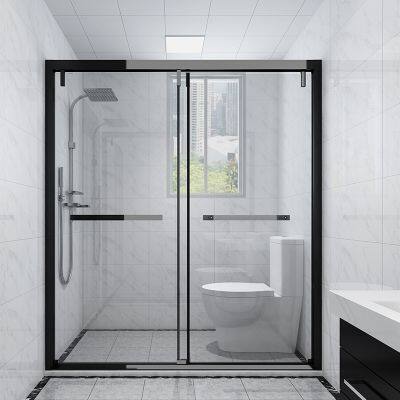 Customized integrated glass partition bathroom Factory Aluminium Shower Room Sliding Enclosure Tempered Glass Shower Cabin