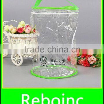 Oval shape PVC zip lock bag for peanut packing