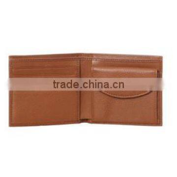 Genuine leather men wallet with coin pocket premium RFID leather coin wallet