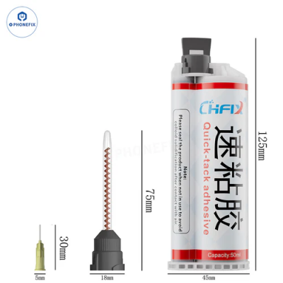 CHFIX Mobile Phone Screen Frame Back Cover Glass Fast Curing Quick-drying Glue