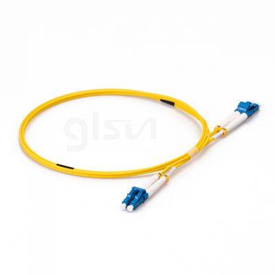 Фибропроводной патч - кабель LC UPC к LC UPC OS2 двухканальный одноканальный режим PVC 2