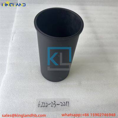 Piezas de motor 6D108 Cilindro de línea 6222-23-2211 adecuado para Komatsu