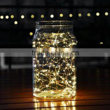 Outdoor Solar Powered LED String Lights Waterproof Copper Wire Lights for Garden Party 800mA Capacity photo-6