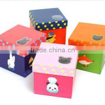 colorful children gift paper box