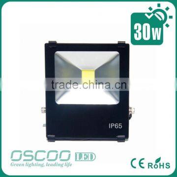 New design Hot-Sale 30W finned led floodlights with MeanWean driver