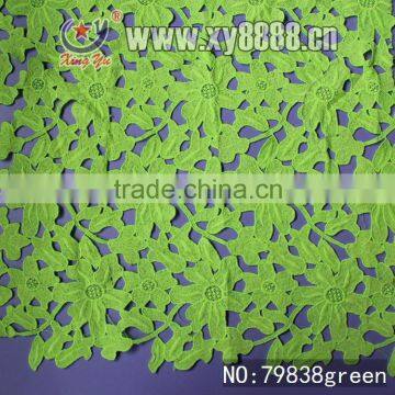 2014 Allover Embroidery Guipure Fabric Factory Lace photo-3