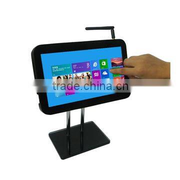 10.1 inch tabletop 3g wifi network advertisement player interactive lcd display