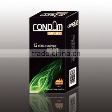 Sample process natural latex condoms OEM thick male latex condom