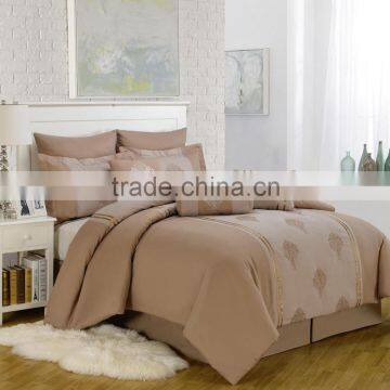 adult polyester jacquard bedding duvet cover comforter set