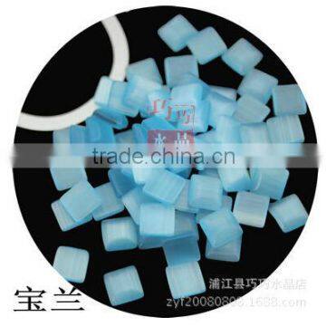 Flatback Square Shape Material Cat's Eye Stone at Best Factory Price #mixed Color Wholesale 4/6/8mm photo-4