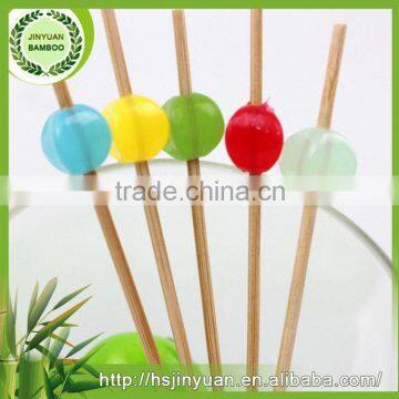 Practical customized cocktail bamboo printed gun skewer sticks