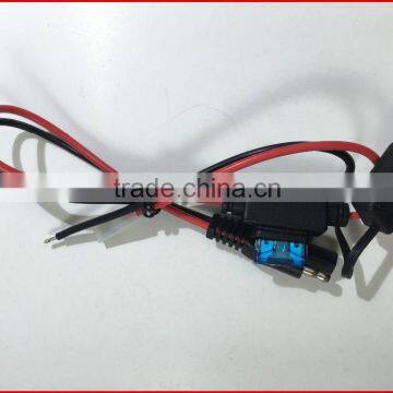 New Red /Black of Wire 15A Molding Fuse Crimp 187 Type Terminal of Auto Lighting System Power Cable photo-6